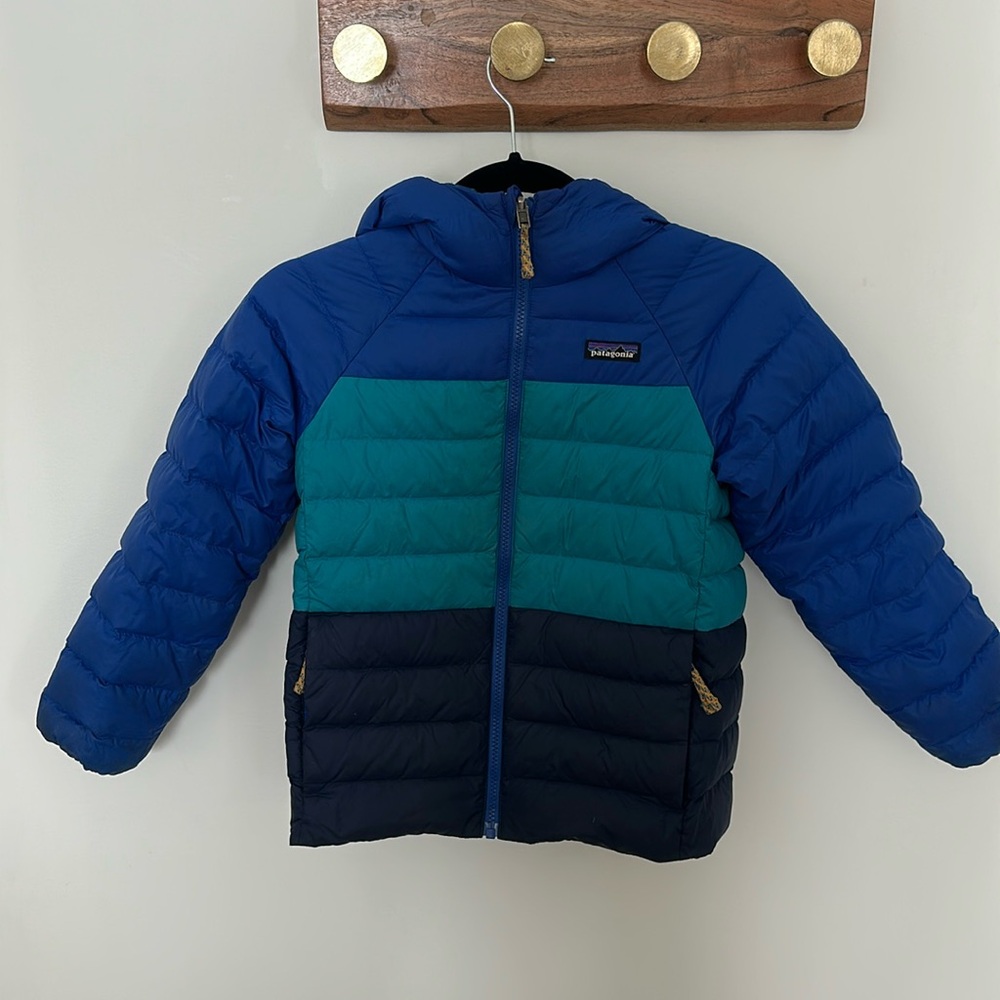 Patagonia Reversible Down Sweater Hoodie Jacket